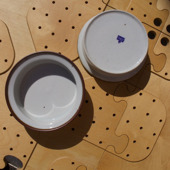 Dansk Design Denmark Niels Refsgaard Midcentury Brown Mist Bowls Set Of 2 - Picture 6 of 15